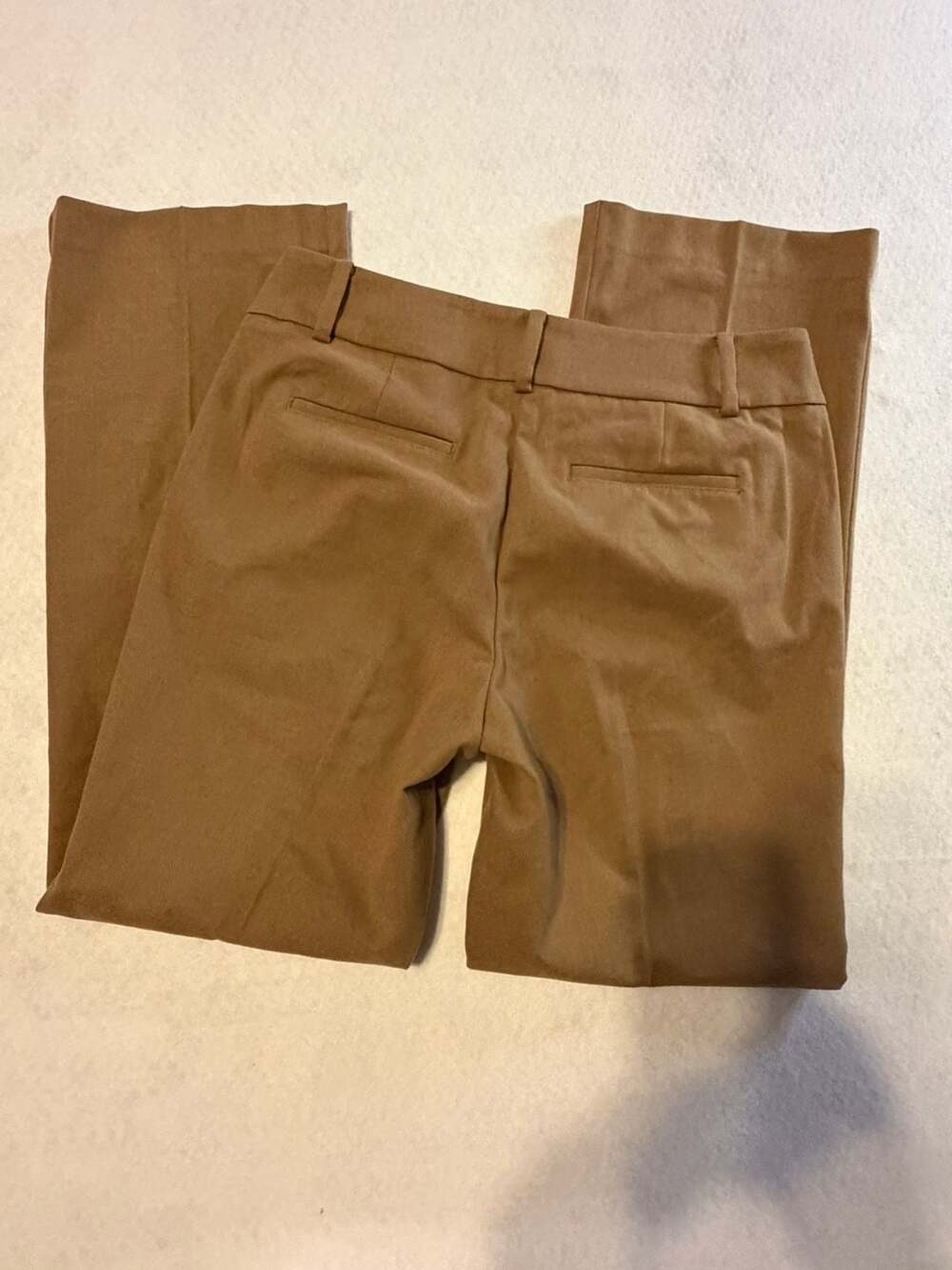 LOFT Outlet Petite Trouser Pants in Camel Brown Size 8P - Picture 2 of 3